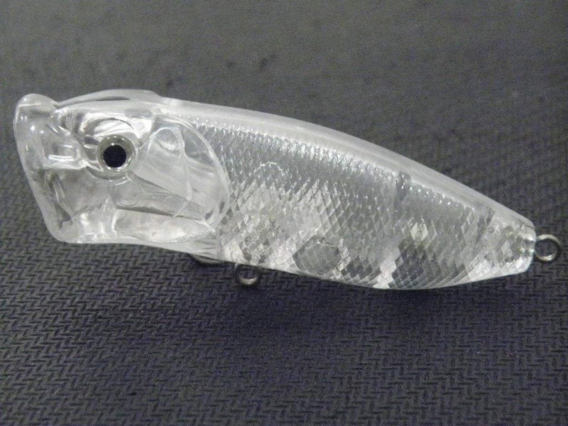 wLure 10 Blank Unpainted Minnow Crankbait Topwater Lipless Jerkbait Fishing Lures V3 (UPT605P10) - Image 1